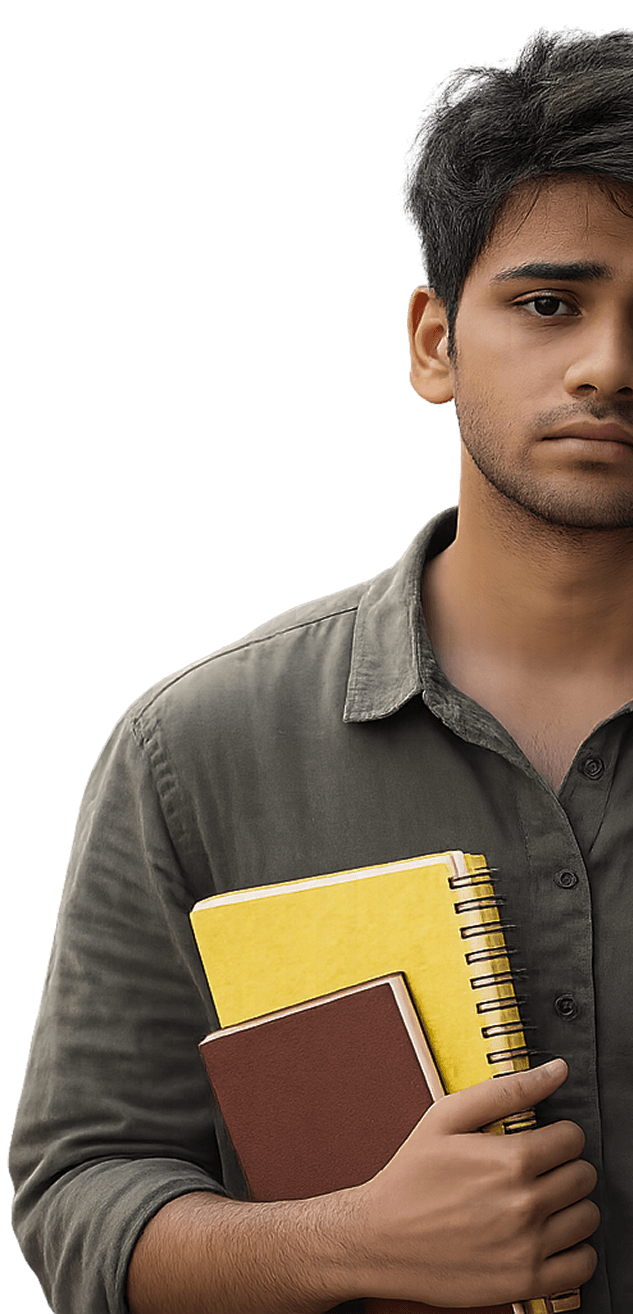 Student before practice